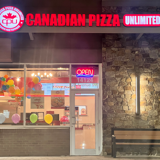 Canadian Pizza Unlimited & Genuine Broaster Chicken logo