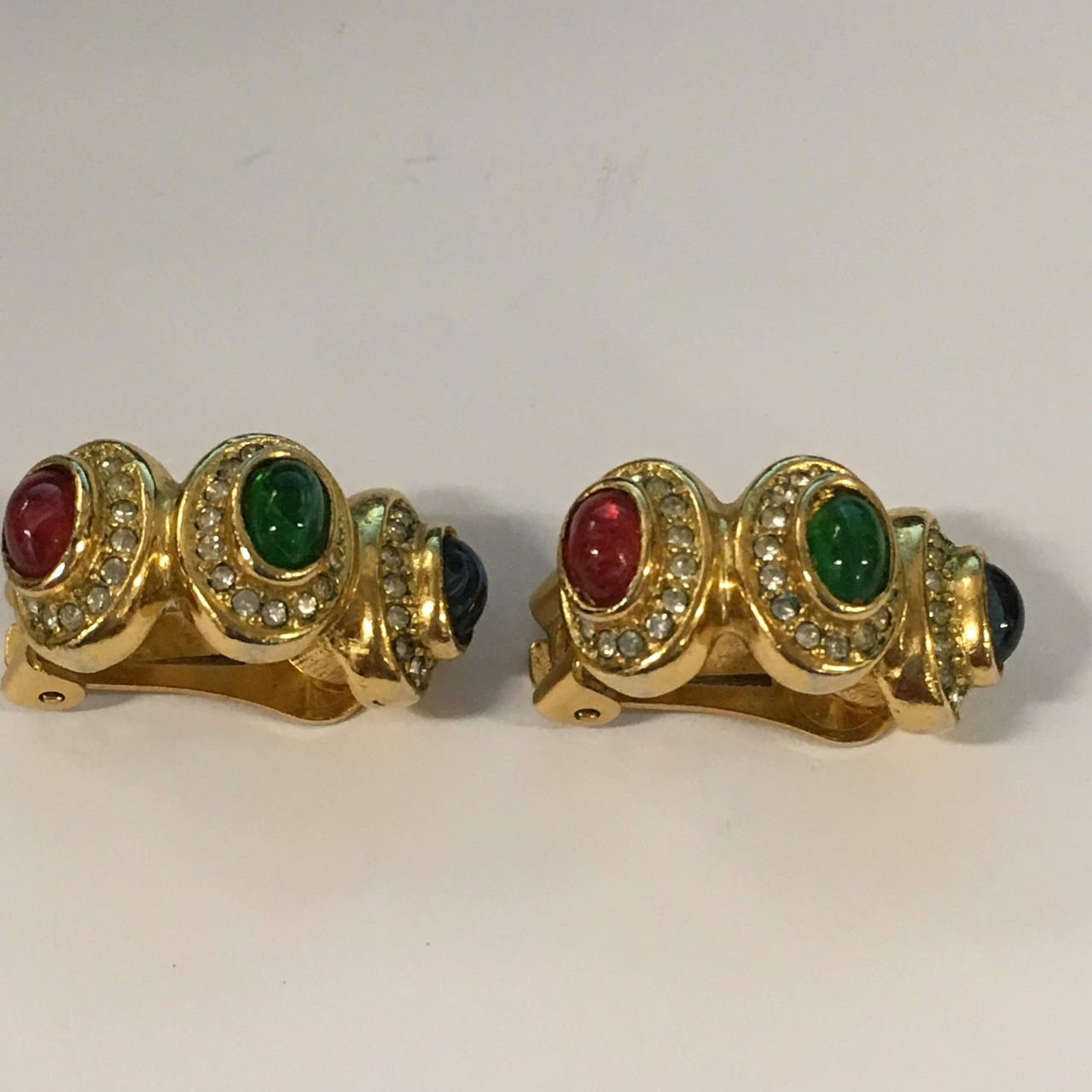 Christian Dior Vintage Costume Earrings