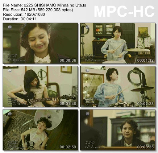 [MUSIC VIDEO] SHISHAMO – みんなのうた (2016.03.02/MP4/RAR)