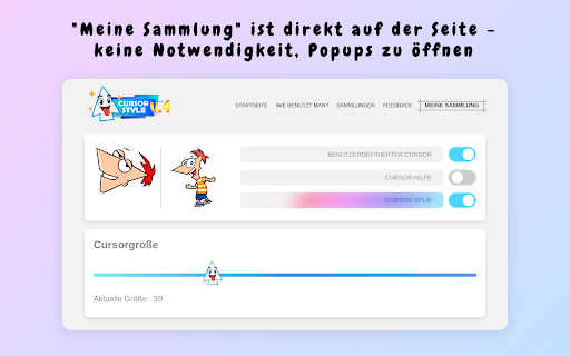 Cursor Style – Benutzerdefinierte Mauszeiger & Trails für Chrome™