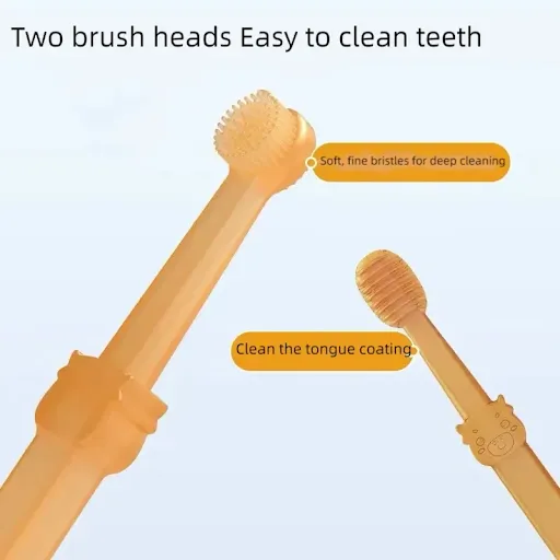 Teeth Whitening Dog Cat Silicone Soft Toothbrush Oral Care Puppy Toothbrush Toothpaste Pet Kit Teeth Cleaning Pet Suppli