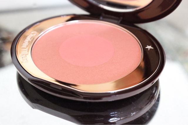 Charlotte Tilbury Cheek to Chic Blush in Ecstasy - a little pop of coral.