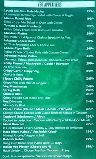 Club Menari menu 3