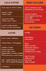 The Lassi Corner menu 1