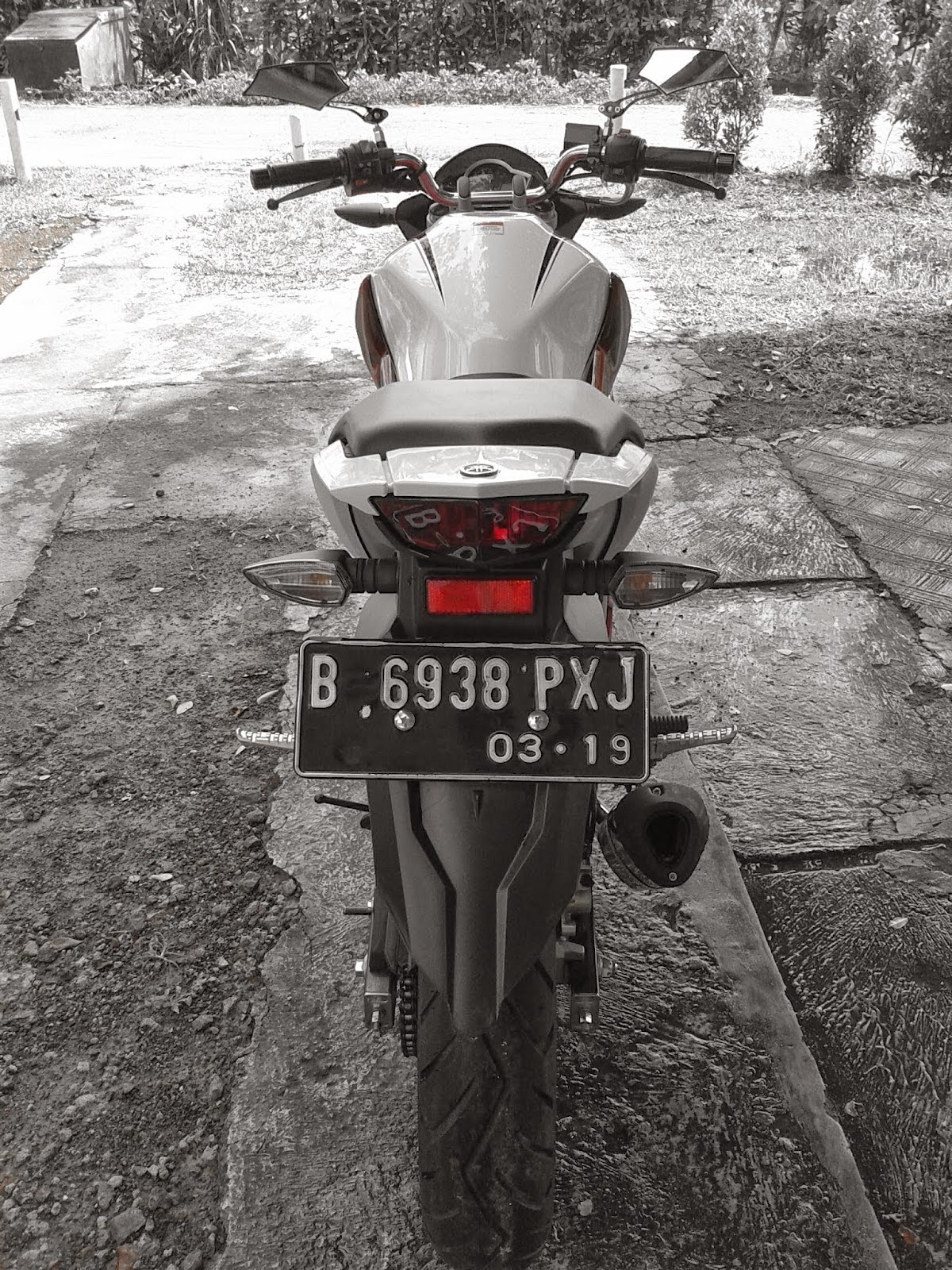 Modif Spakbor Belakang Yamaha Nvl