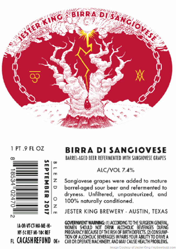 Jester King Adding Birra Di Sangiovese