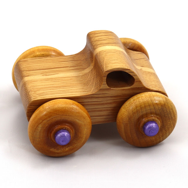 Handmade Wood Toy Truck, A Monster Truck based on the Pickup Truck in the Play Pal Series