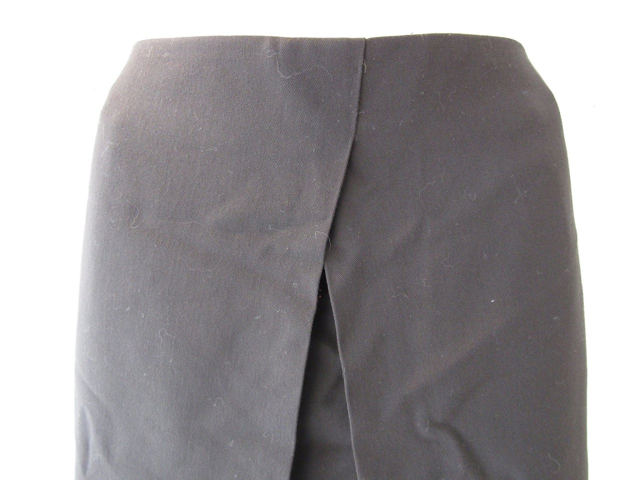 Hermes Black Wool Skirt