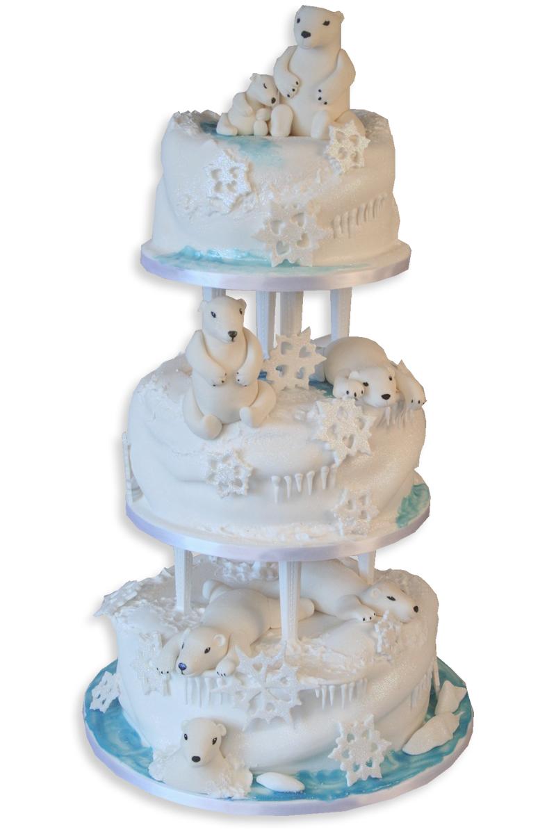 Arctic Wedding Cake