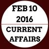 Current Affairs Feb 2016