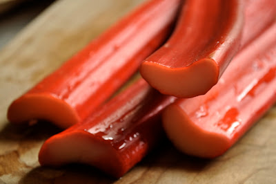 maple grilling planked rhubarb