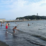 enoshima beach in japan in Fujisawa, Japan 