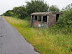 Old concrete shelter on the Tarka Trail