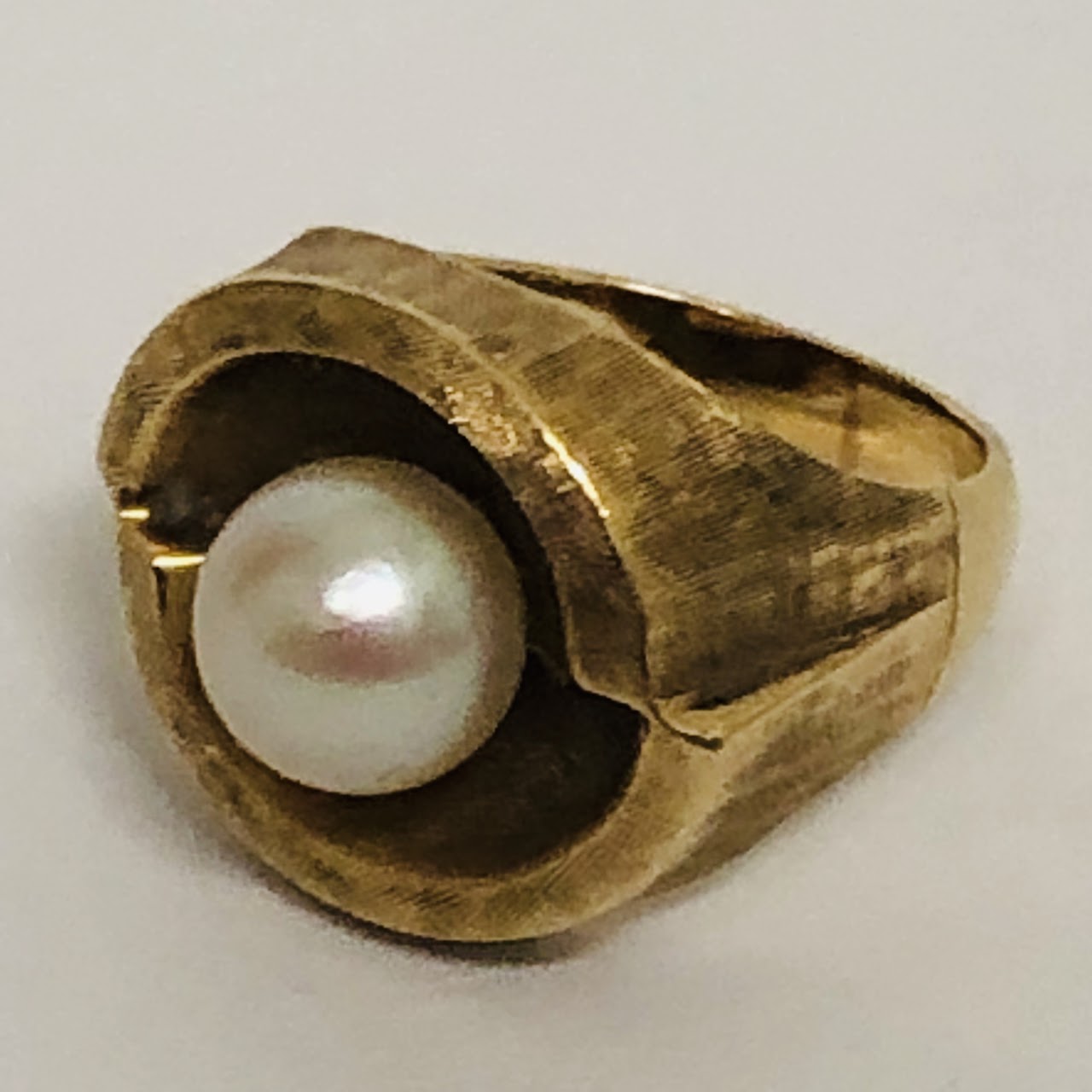 14K Gold & Pearl Ring