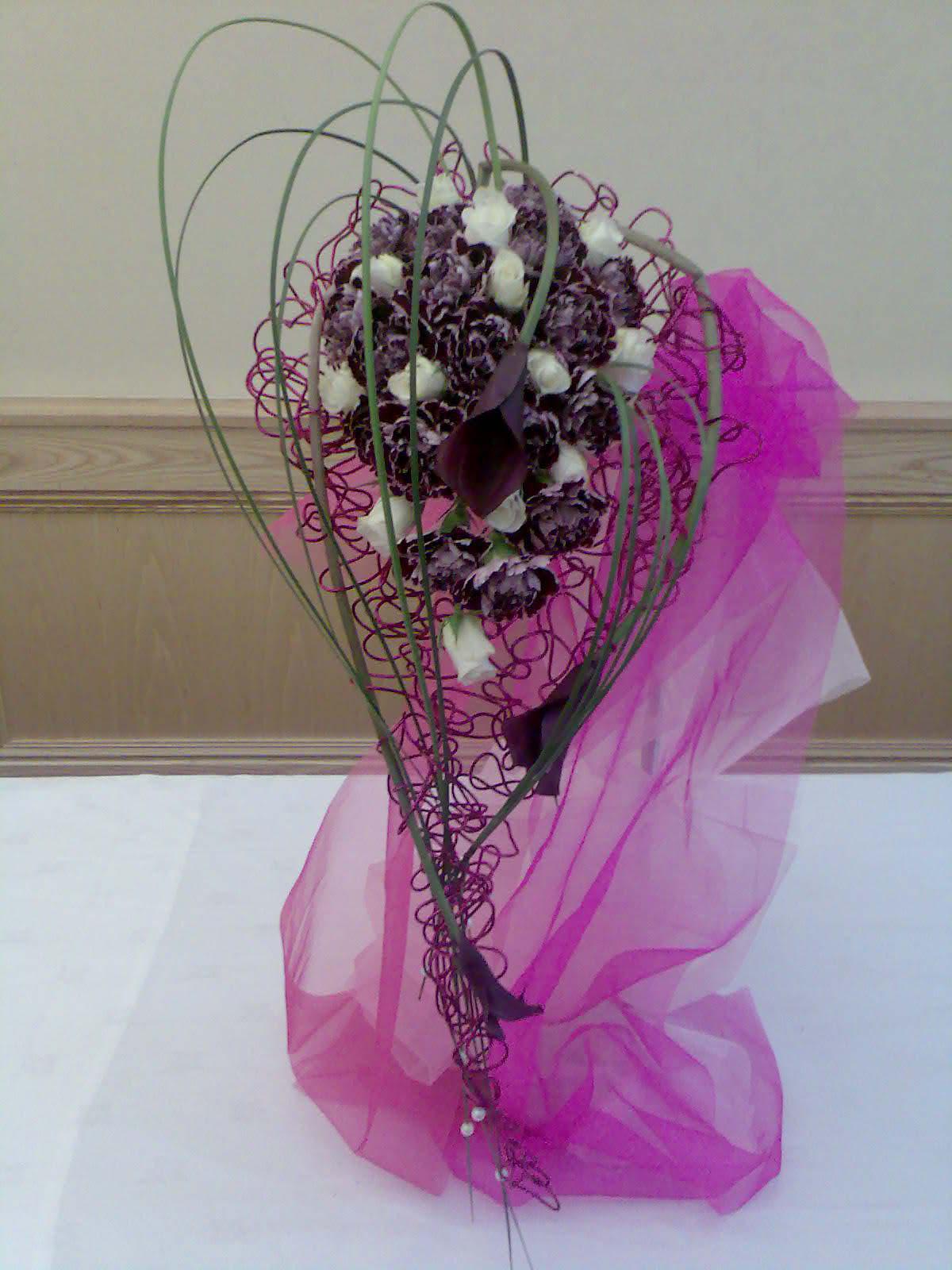 carnation wedding bouquets