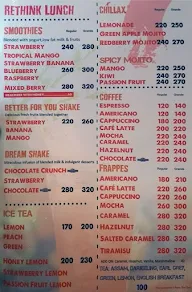 Red Mango menu 1