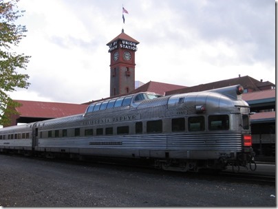 IMG_9824 California Zephyr Dome Lounge-Observation Car #377 Silver Solarium at Union Station in Portland, Oregon on October 21, 2009