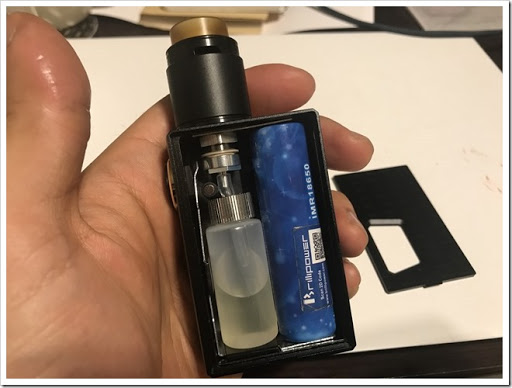 IMG 6193 thumb - 【コンパクトで可愛いやつ】Geekvape Athena Squonk Kit with BF RDA-Black（ギークベープアテナスコンクキット）レビュー！小型化されたメカニカルスコンカー！いつでも供給！漏れなしのトップエアフロー！