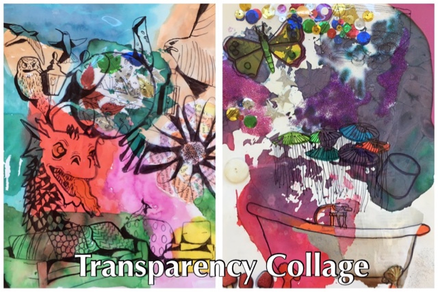 TRANSPARENT COLLAGE PAPERS 