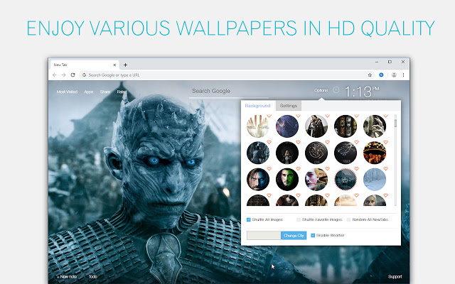 Game Of Thrones Backgrounds HD GoT New Tab