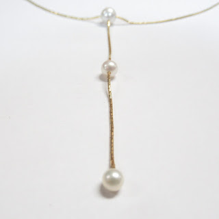 18K Gold and Pearl Pendant Necklace