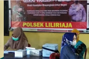 Vaksinasi Presisi di Mapolsek Liliriaja, Kapolsek : Upaya Melengkapi Pencegahan Sebaran Covid 19