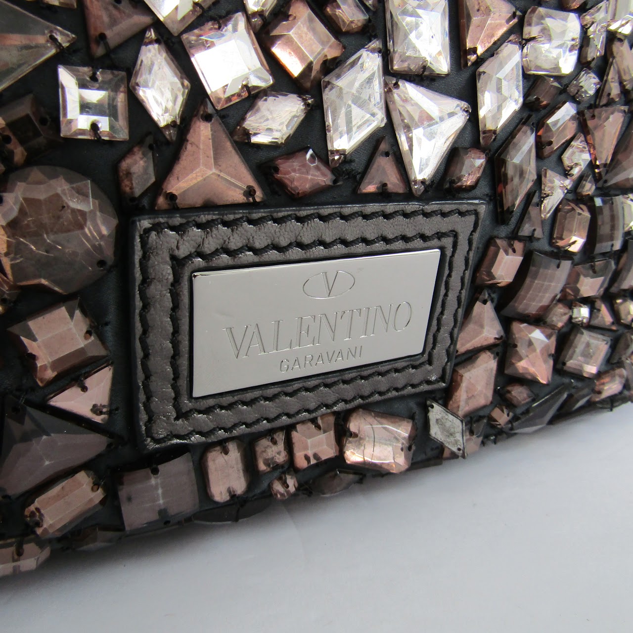 Valentino Ombré Rhinestone Tote