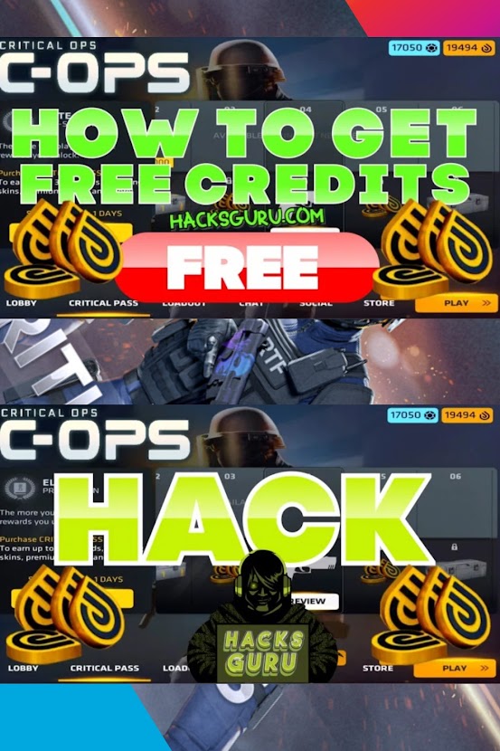 how to get credits in critical ops