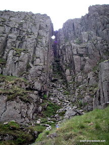 Looking into Cust's Gully