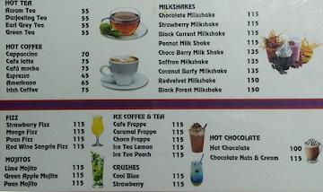 Donut House menu 