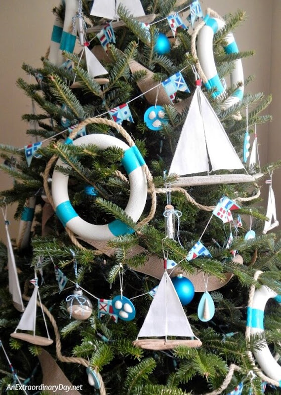 Nautical-Christmas-Tree-filled-with-Handmade-Sailboat-Christmas-Trees.-Get-the-easy-tutorial-from-AnExtraordinaryDay.net-and-make-a-tree-full-this-year.