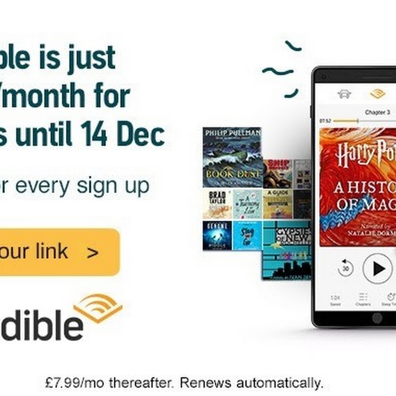 Amazon’s Audible Black Friday membership offer– 50% discount for 4 months