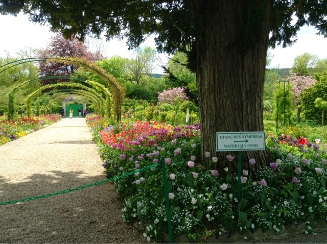 Floral Walkway in Monet’s garden