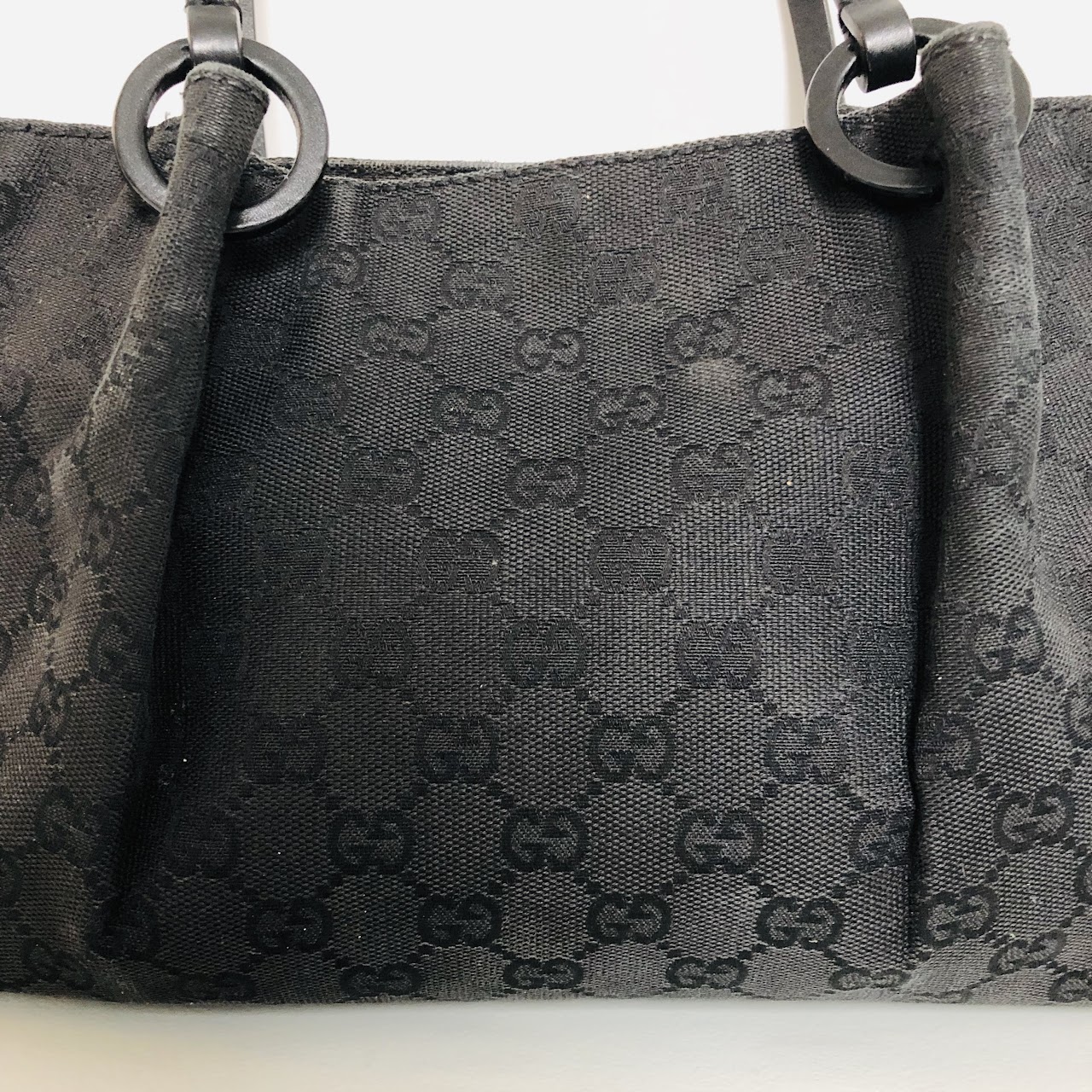 Gucci Monogram Canvas Shoulder Bag