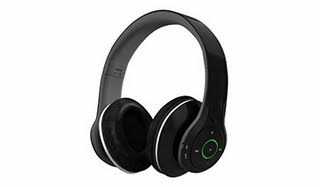 Neojdx Venice V2 Wireless Headphone for Music Streaming & Hands-Free Calling w/ Built-In Mic & Travel Case - Black