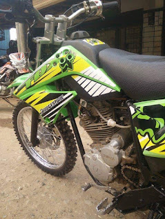 Mesin Scorpio 225cc Di Mofif Body Klx Untuk Rangka Saya Tetap