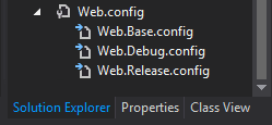 Web.config Transformation