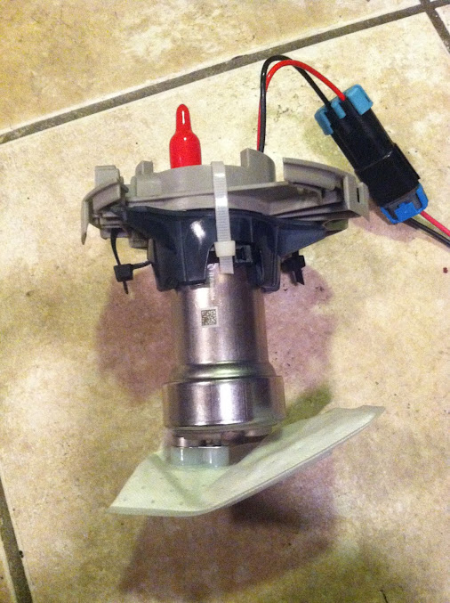 Install Walbro 450lph in OE Fuel Basket