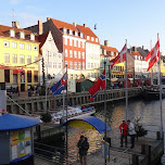 beatiful view of nyhavn in Copenhagen, Denmark 