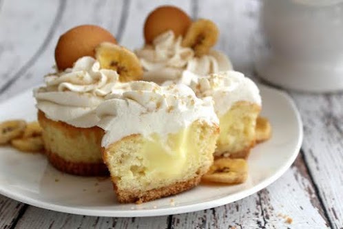 Banana Cream Pie Cupcakes