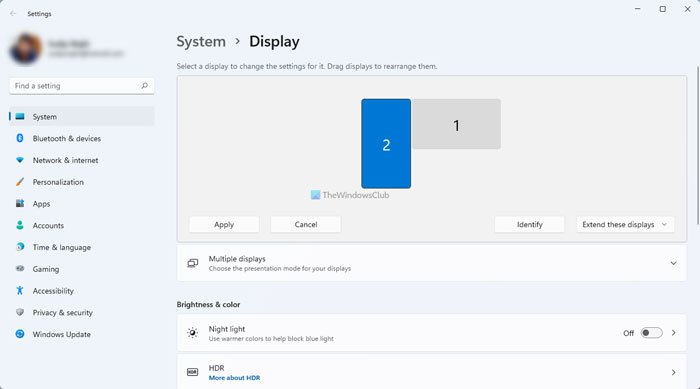 Hoe dubbele monitors in te stellen op Windows 11