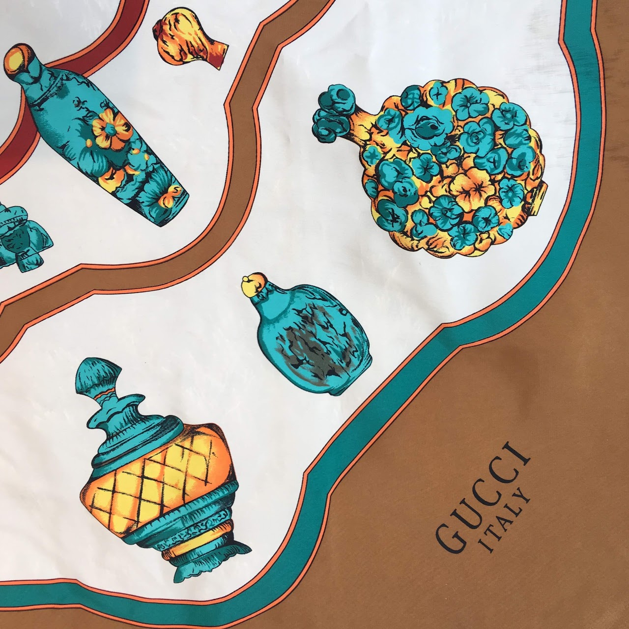 Gucci Perfume Bottle Scarf