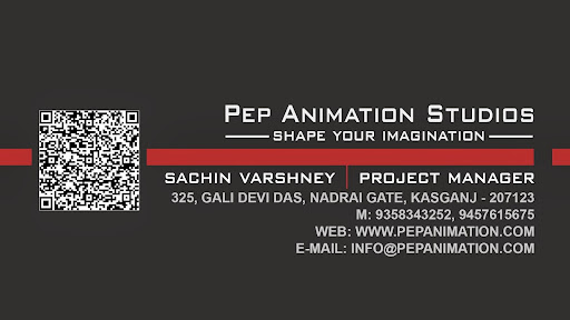 Pep Animation Studios, Near Mukesh Electric Works, Bilram gate, Moh. Nathuram, Kasgang Atarauli Marg, Kasganj, Uttar Pradesh 207123, India, Animation_Studio, state UP