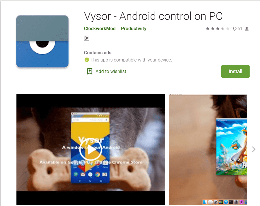 Vysor |  Ứng dụng tốt nhất để điều khiển từ xa điện thoại Android từ PC của bạn