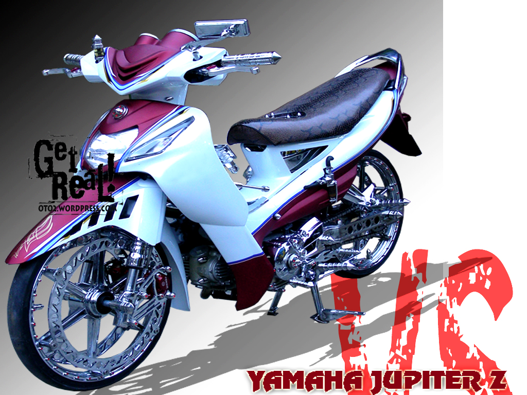 Koleksi Modifikasi Motor Jupiter Z Warna Merah Hitam Terbaru