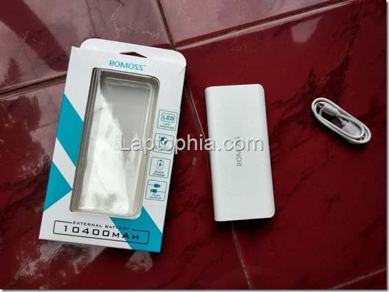 Perlengkapan Romoss Sense 4 LED 10400mAh