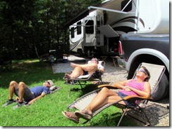 Dan, Gin and Tricia watching the Total Solar Eclipse