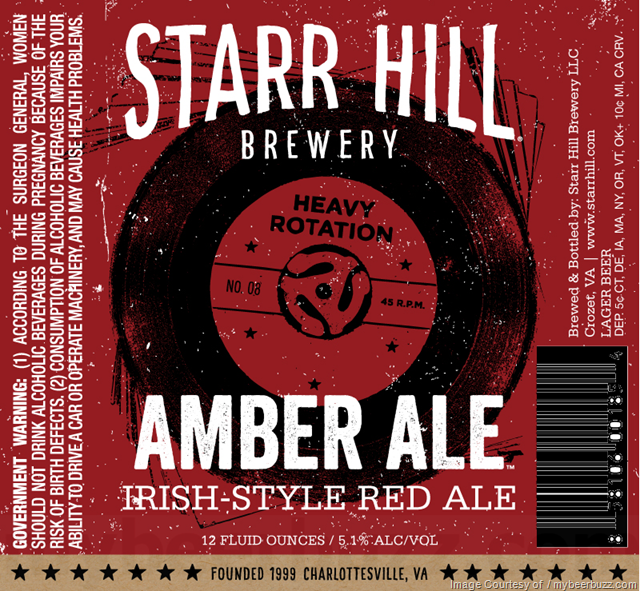 Starr Hill Updating Looking Glass IPA, Amber Ale, Grateful Pale Ale & The Love