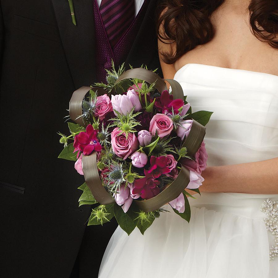 Purple Passion Bridal Bouquet Loading. BN 84-11J