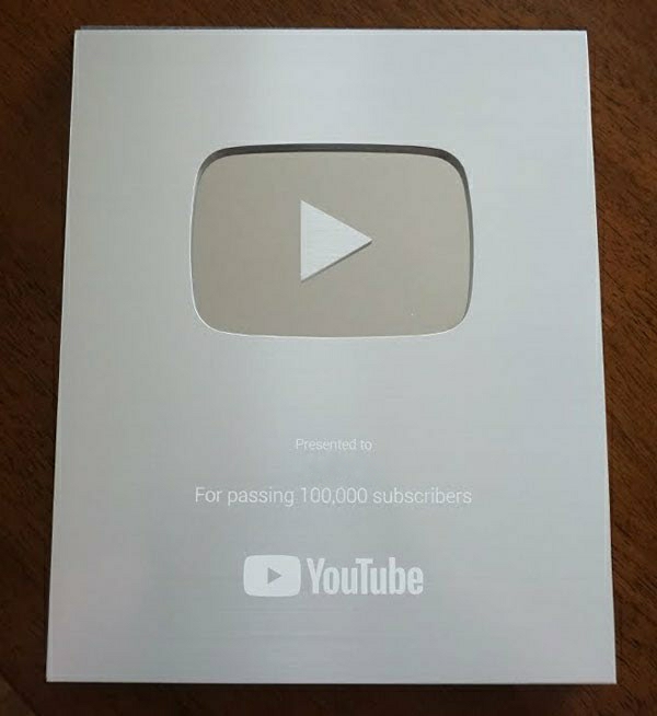 Youtube Silver Play Button